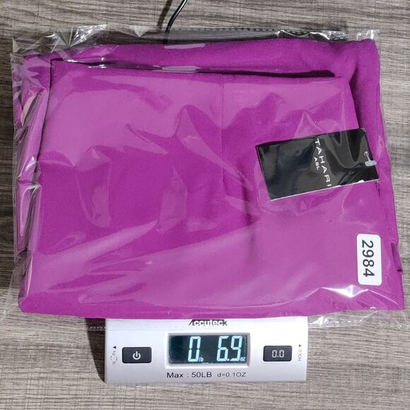 TAHARI ASL Skirt Women's Size 16 Straight Knee Length Career Amethyst Purple NEW - Picture 15 of 15